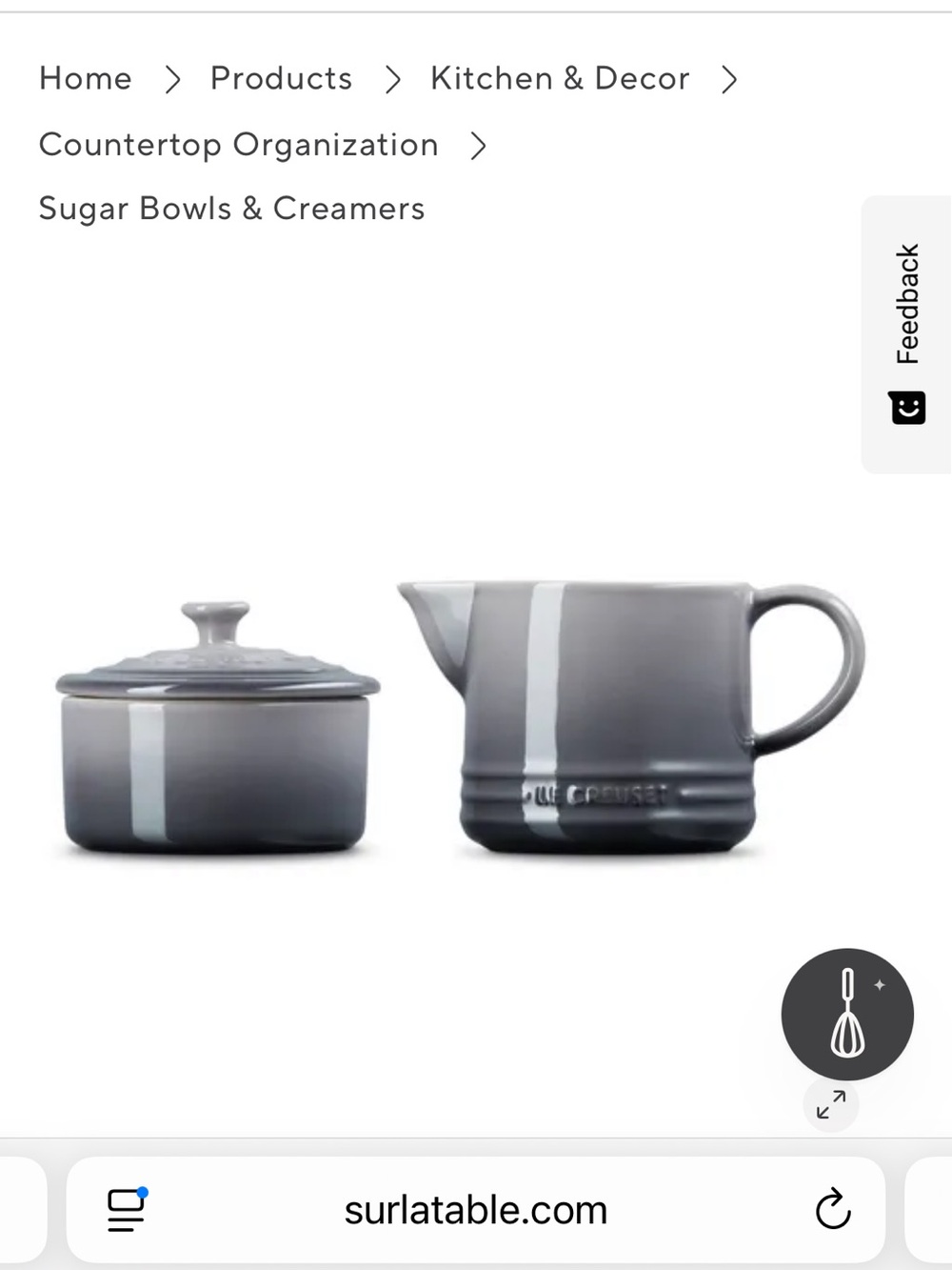 Le Creuset Sugar & Cream Set Ceramic Bake Dish - Picture 10 of 16